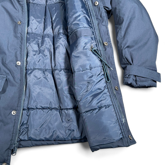 Vintage WearGuard Jacket Adult MEDIUM Blue Waterproof Quilted Workwear 90s - Picture 6 of 8